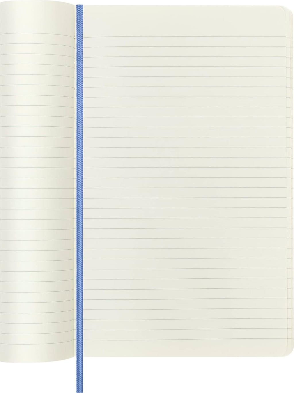 Moleskine Classic Notebook, Large, Ruled, Hydrangea Blue, Soft Cover (5 X 8.25)