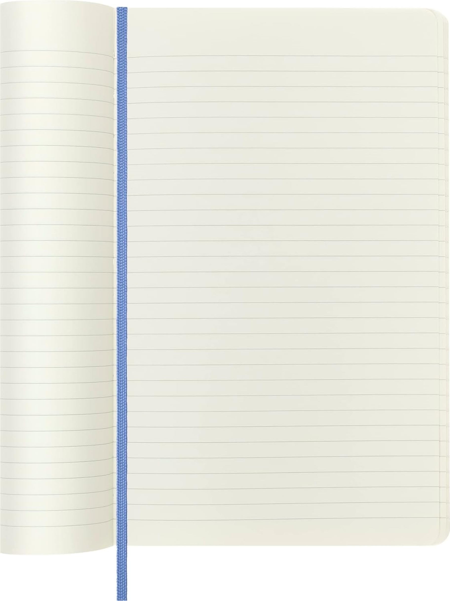 Moleskine Classic Notebook, Large, Ruled, Hydrangea Blue, Soft Cover (5 X 8.25)