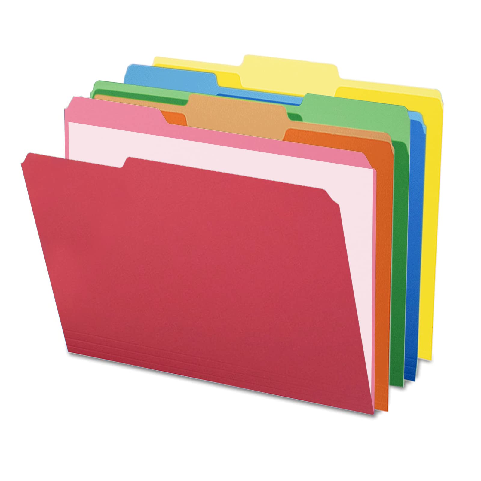 Color File Folders, 20 Pcs Office File Folders, Letter Size File Folders for Organizing and Storage File, School and Office Supplies