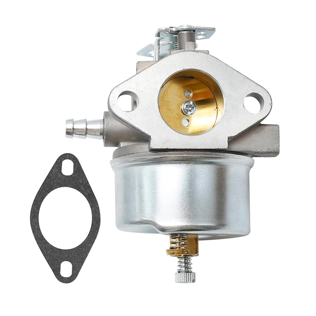 Anxingo Adjustable Carburetor for Tecumseh 8HP 9HP 10HP Snowblower Part# 640349 640052 640054 640058 640058A Carb with Gasket