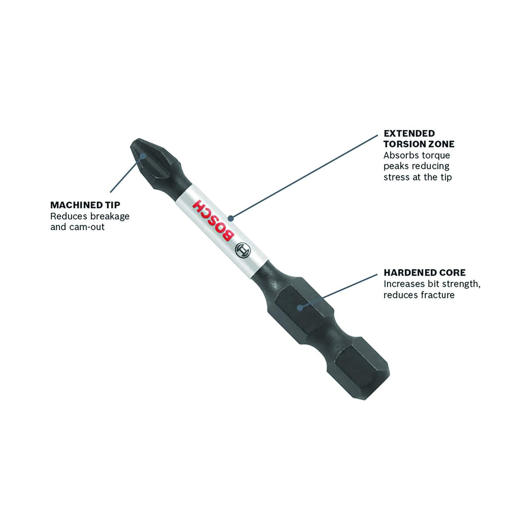 BOSCH ITSQ36B 6 In. Square #3 Impact Tough Screwdriving Bit