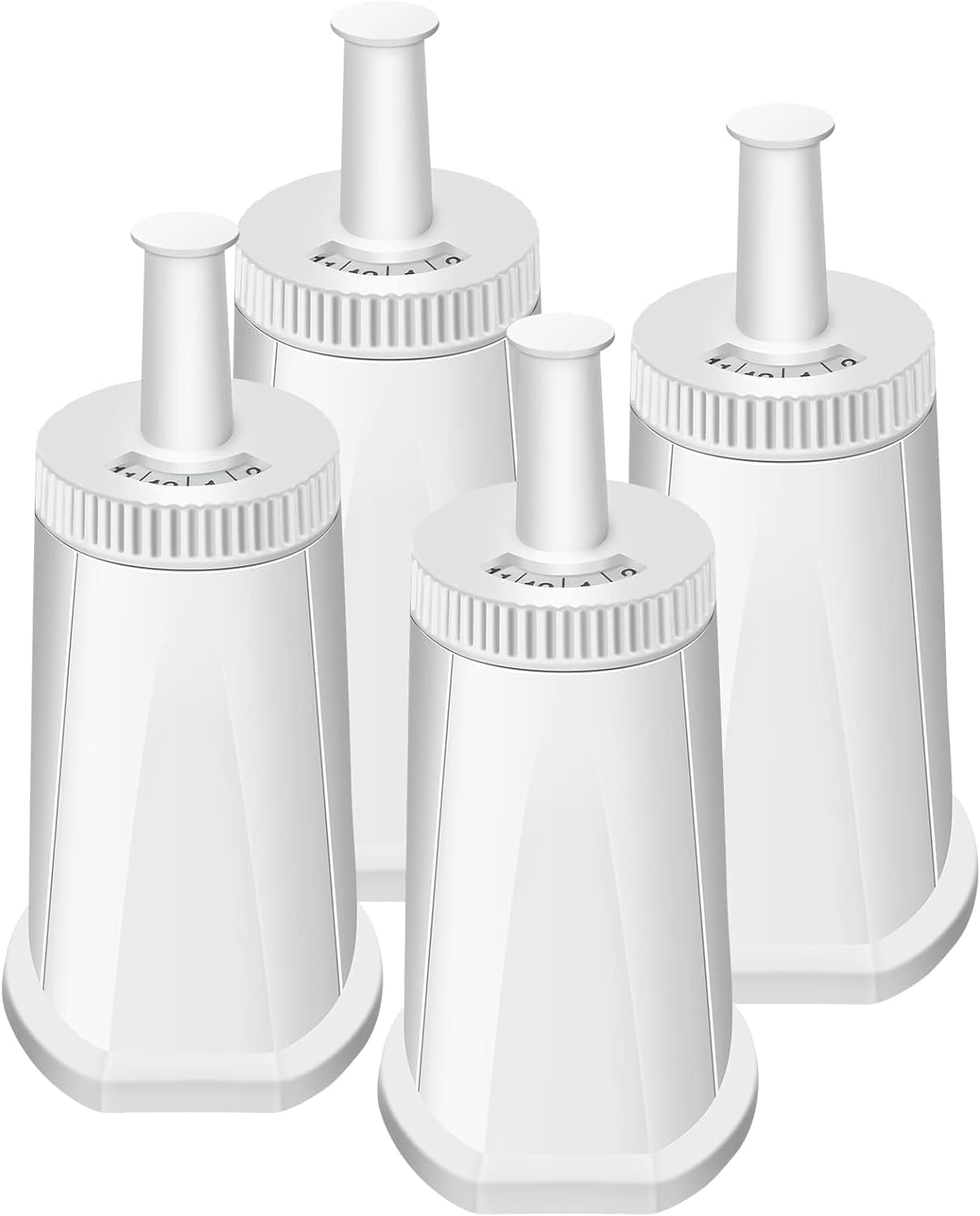 4 Pack Filters for Breville Espresso Machines, for BES880 Barista Touch,for BES990 Oracle Touch&Bambino ClaroSwiss Sage BES920 BES878