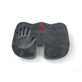 BLISENCHY Office Chair Cushion, Memory Foam Seat Cushion, Non Slip Sitting Pillow for Gaming, Car Seat, Computer Chair Pad, Sciatica and Tailbone Support, Washable Cover (Gray Flannel)