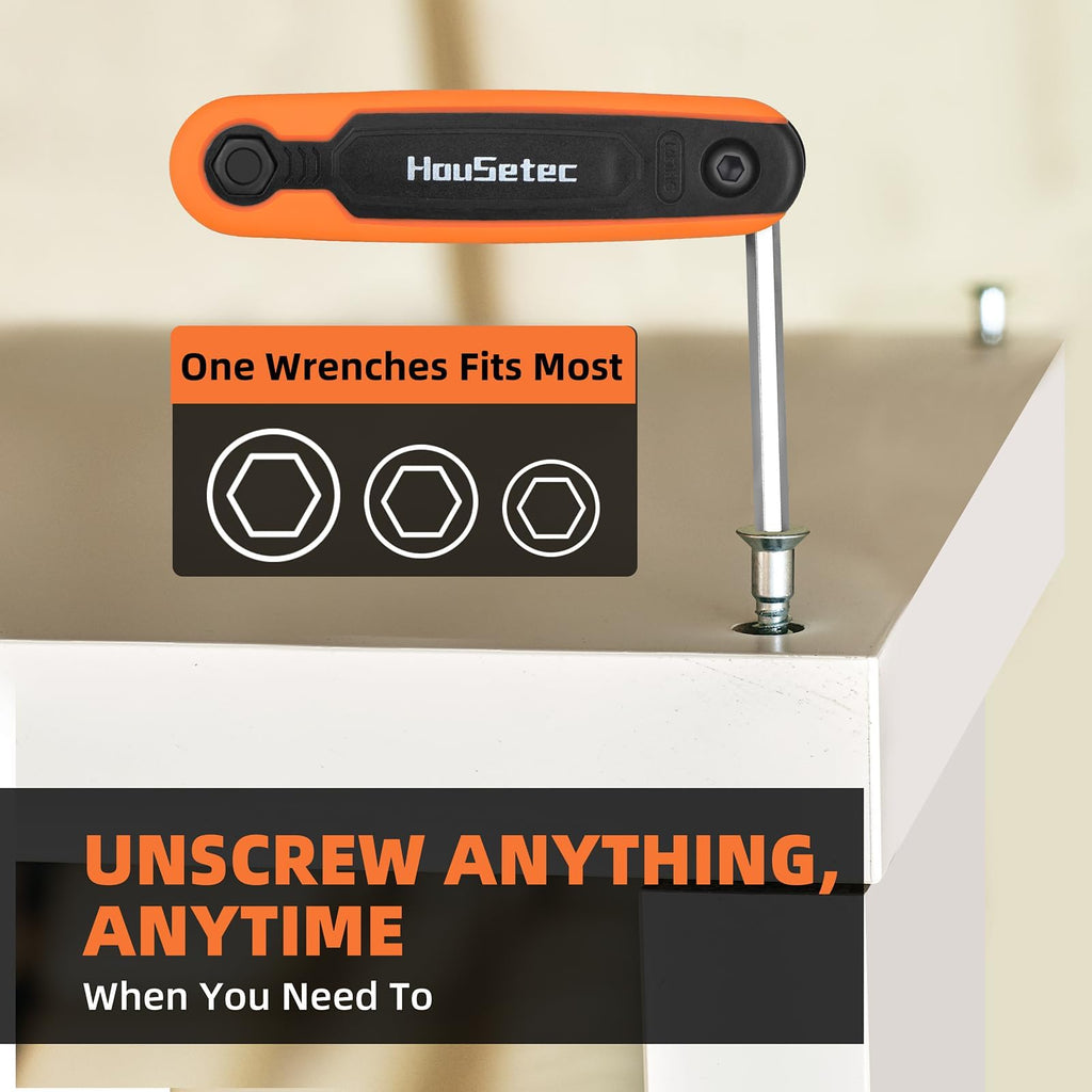 Allen Key Set, 17Pcs Allen Wrench Set Metric & Standard SAE Hex Key Set | 2 Pack Portable Allen Wrench for Work Home Repair & DIY Cool Stuff Gadgets Unique Tools Gifts for Men Women