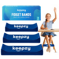 4 Pack Chair Bands, Anti Slip Chair Bands for Kids with Fidgety Feet, Fidget Bands for Classroom Chairs, Desk Bands for Chairs, Chair Rubber Bands, Friendly & Durable Latex