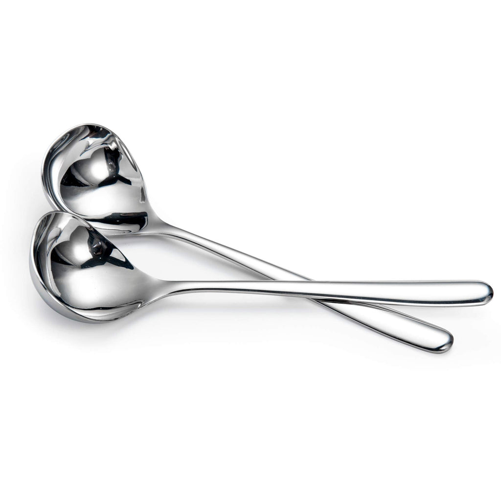 IMEEA Small Gravy Ladle SUS304 Stainless Steel Small Ladle for Sauce Serving Ladle, Set of 2