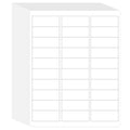 L LIKED 100 Sheets 30 per Page Label Papers, 1 x 2-5/8 in Shipping Address Mailing Labels, Printable White Sticker Labels for Inkjet & Laser Printer - Matte