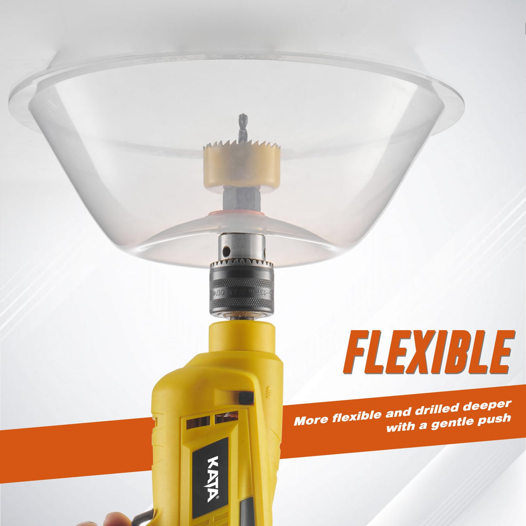 KATA 1 Piece Hole Saw Accessories Silicone, Dust Shield for Cutting Drywall and Ceiling Tile for Recessed Lights and Works with All Hole Saws, KT231208