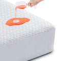 Cozymaker 100% Waterproof King Size Mattress Protector, Breathable Cooling Viscose Made from Bamboo Mattress Cover Fit 8-21'' Deep Pocket, Smooth Soft Noiseless Mattress Pad Machine Washable