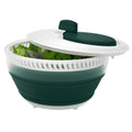 Starfrit Collapsible Salad Spinner 3L Capacity - Compact Storage - Basket Doubles as Colander - Bowl Can Be Used For Serving