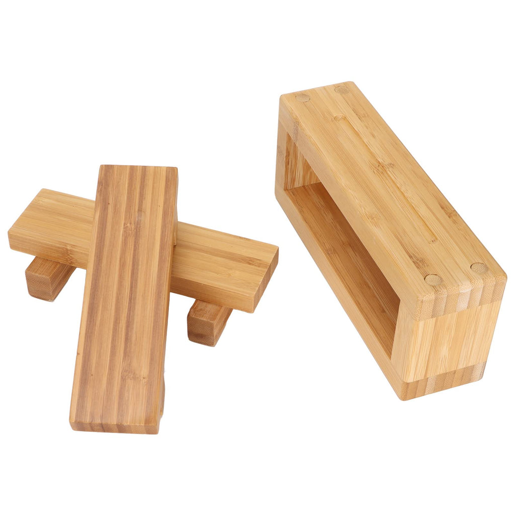 Wooden Sushi Press, Kitchen Sushi Tools DIY Rectangular Odorless Portable Rice Box for Cooking