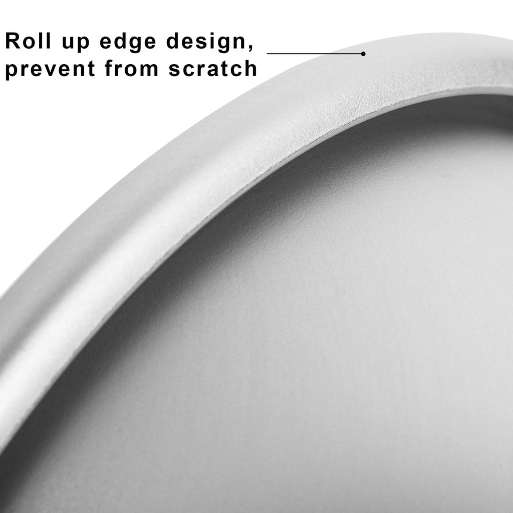 Lawei Round Cake Pan Set - 4" 6" 8" Aluminium Cake Pans with Removable Base Round Cake Baking Pans for Wedding Birthday Party