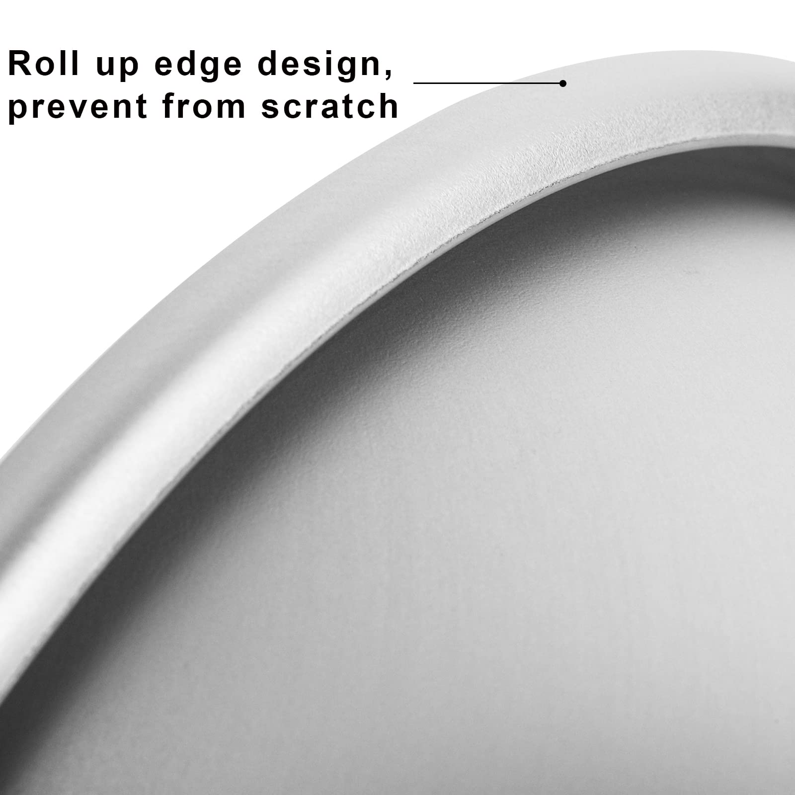 Lawei Round Cake Pan Set - 4" 6" 8" Aluminium Cake Pans with Removable Base Round Cake Baking Pans for Wedding Birthday Party