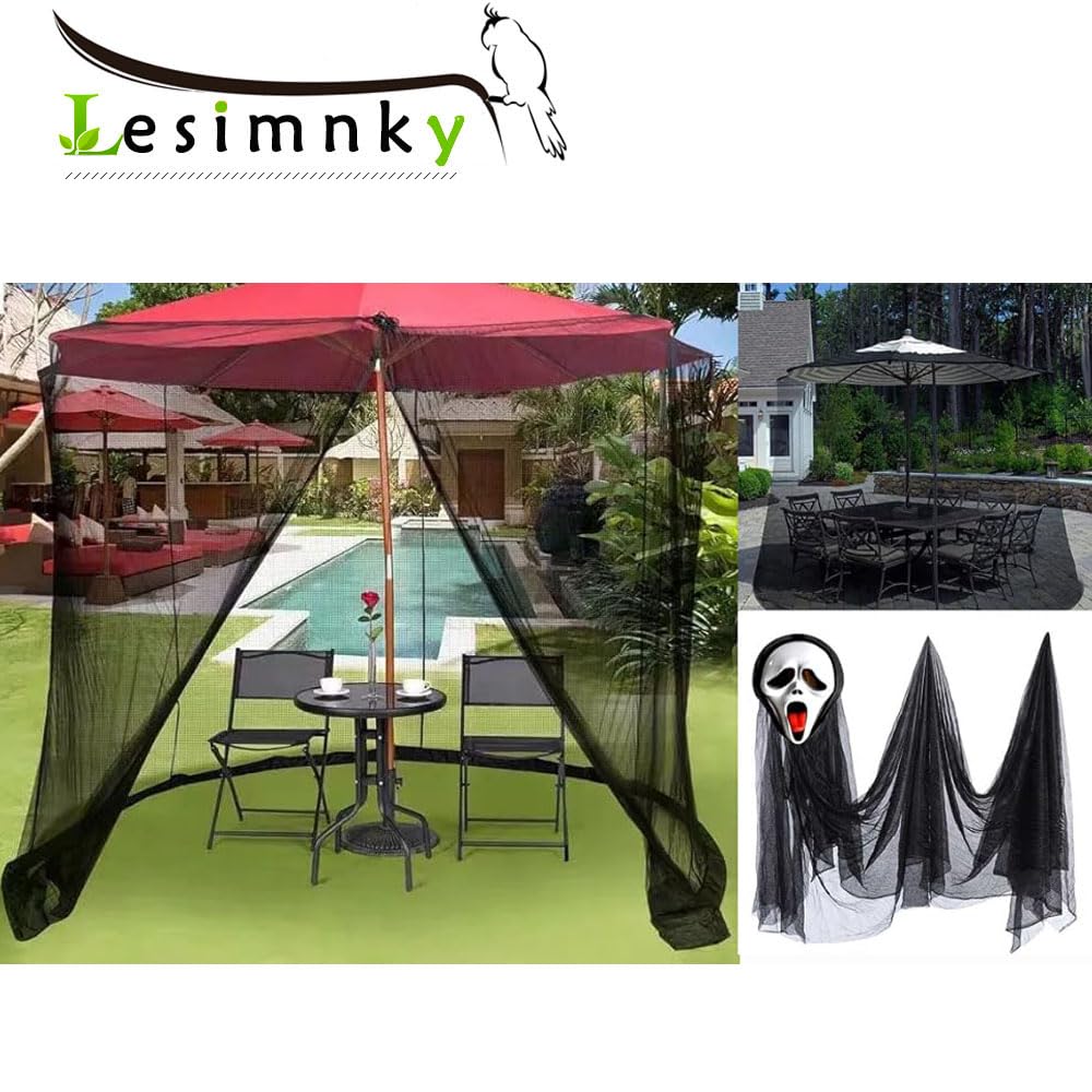 Mosquito Netting Garden Mesh Netting,33x10Ft Bird Garden Screen Mesh NettingBarrier Hunting Blind Plant Protecting Net, Insect Netting for Balcony, Apartments, Garden Patio（Black）