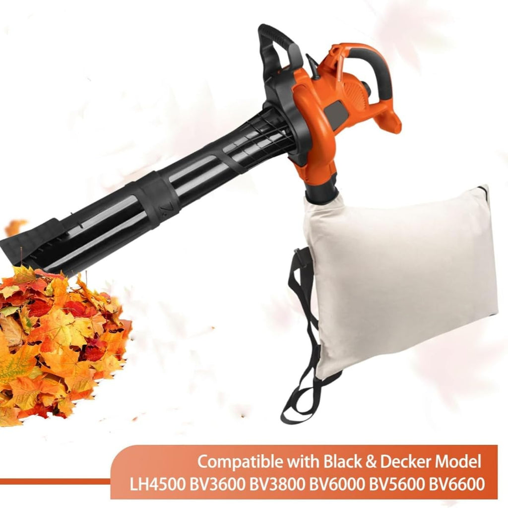 Universal Leaf Vacuum Blower Bag, Tear-Resistant Suitable for Most Blowers, Yard Waste Collection & Lawn Debris (XHYdamile Logo Keychain)