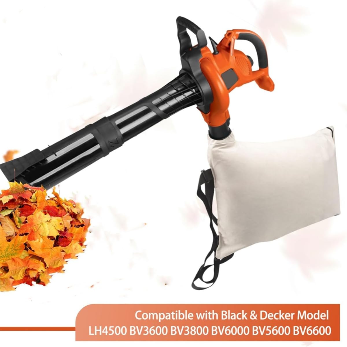 Universal Leaf Vacuum Blower Bag, Tear-Resistant Suitable for Most Blowers, Yard Waste Collection & Lawn Debris (XHYdamile Logo Keychain)