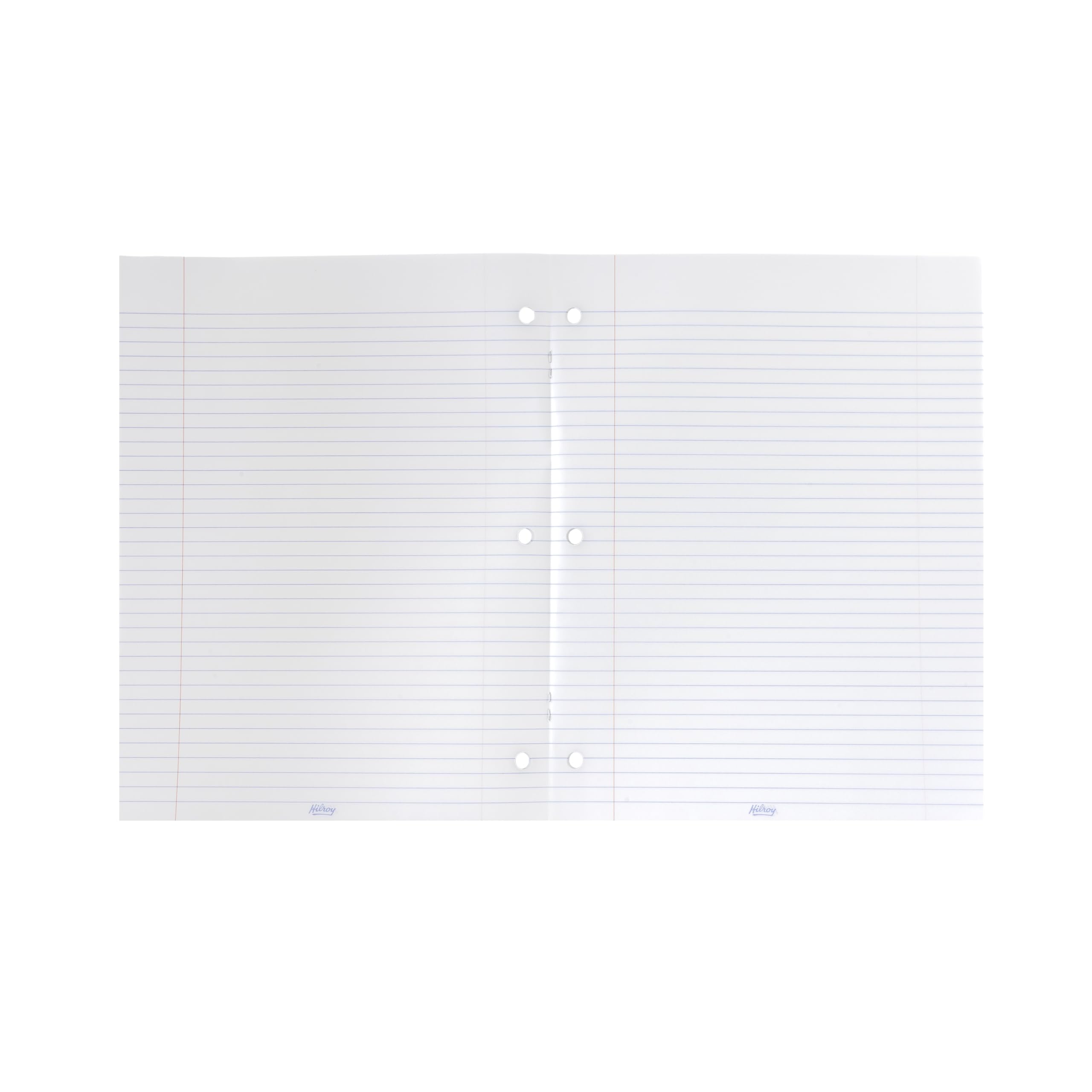 Hilroy Stitched Exercise Book, 8 mm Ruled with Margin, 3-Hole Punched, 80 Pages/40 Sheets, 20-Pack, Assorted Colour Covers (11185)
