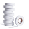 TAPEBEAR 10 Rolls White Electrical Tape, 3/4-Inch x 65.6 Feet, Strong Adhesive, Insulation, Waterproof, Professional Grade, for Insulating, Repairing, Electrical Wires Protection