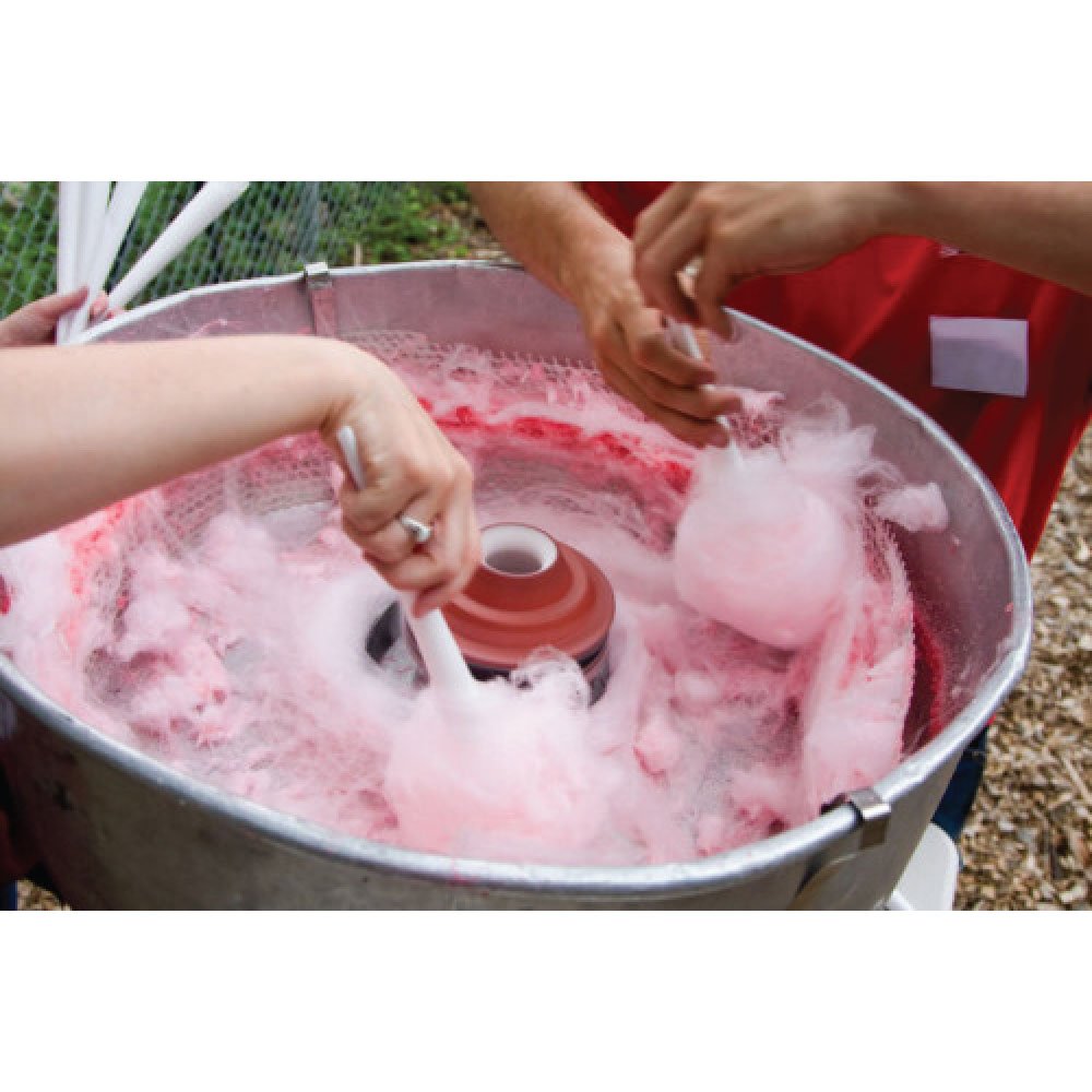 Cotton Candy Cones (12 Inch) Case of 200 Disposable Paper Sticks Count - by Carnival Canada
