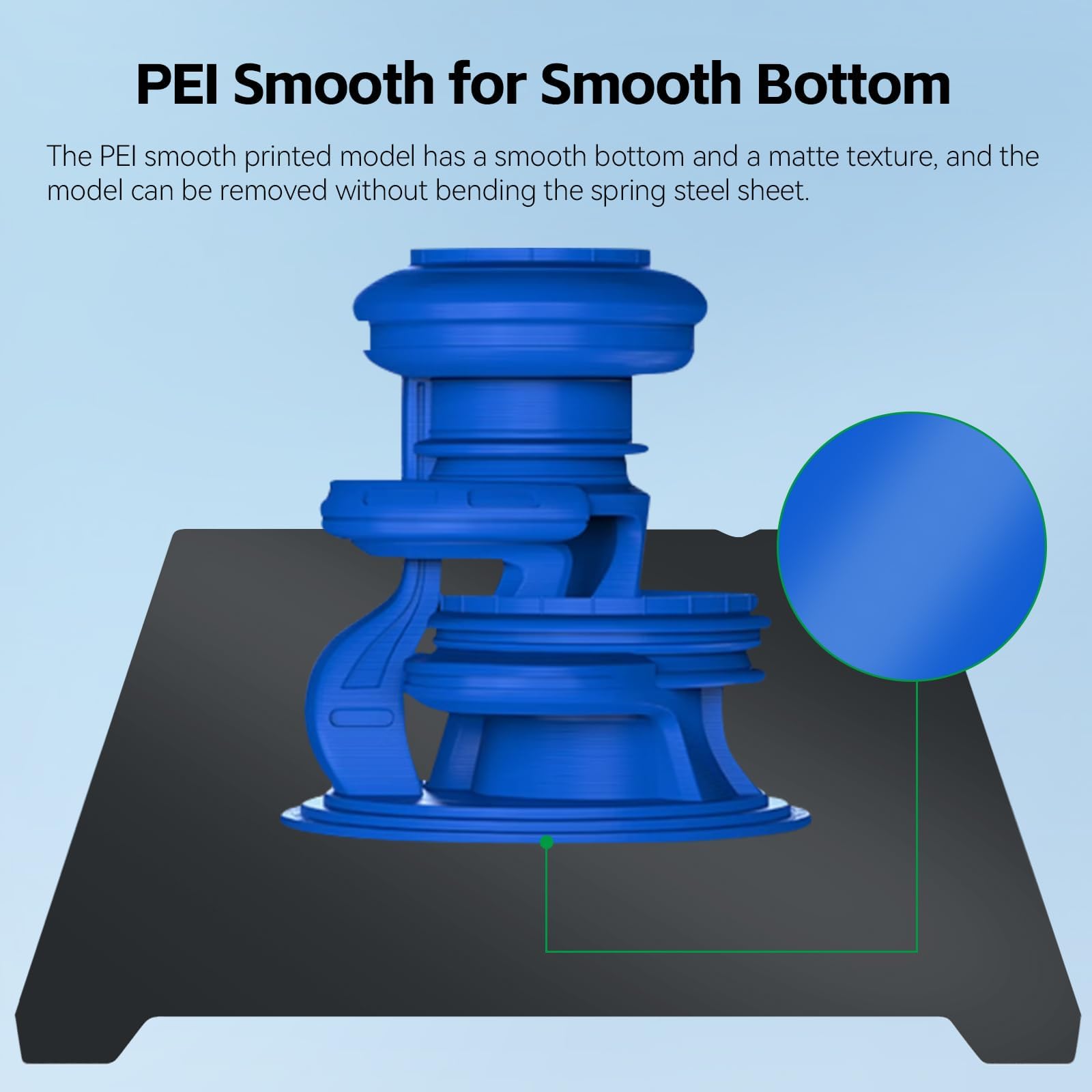 UniTak3D Ender 3V3 SE Double Sided PEI Build Plate 235 * 235mm,Smooth+Textured Heated Bed,Ender 3V3 KE Flexible Spring Bed Plate for Creality K1/K1C,Ender 3/3 Pro,Ender 3V2,Ender 3V2 Neo 3D Printer