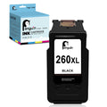 Penguin Ink Cartridge for Canon Pixma PG-260 XL TS5320 TS5320A TS5300 TS5300A TS6420 TS6420A TR7020 TR7020A TR7022 TR7022A Printers Remanufactured 260XL 260 XL Black 1-Pack