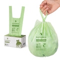 SUPERBIO Compostable Food Scrap Bags, 6L, Small Compost Bags for Counter Top Compost Bin, 50 Count, BPI & OK compost INDUSTRIAL Certified