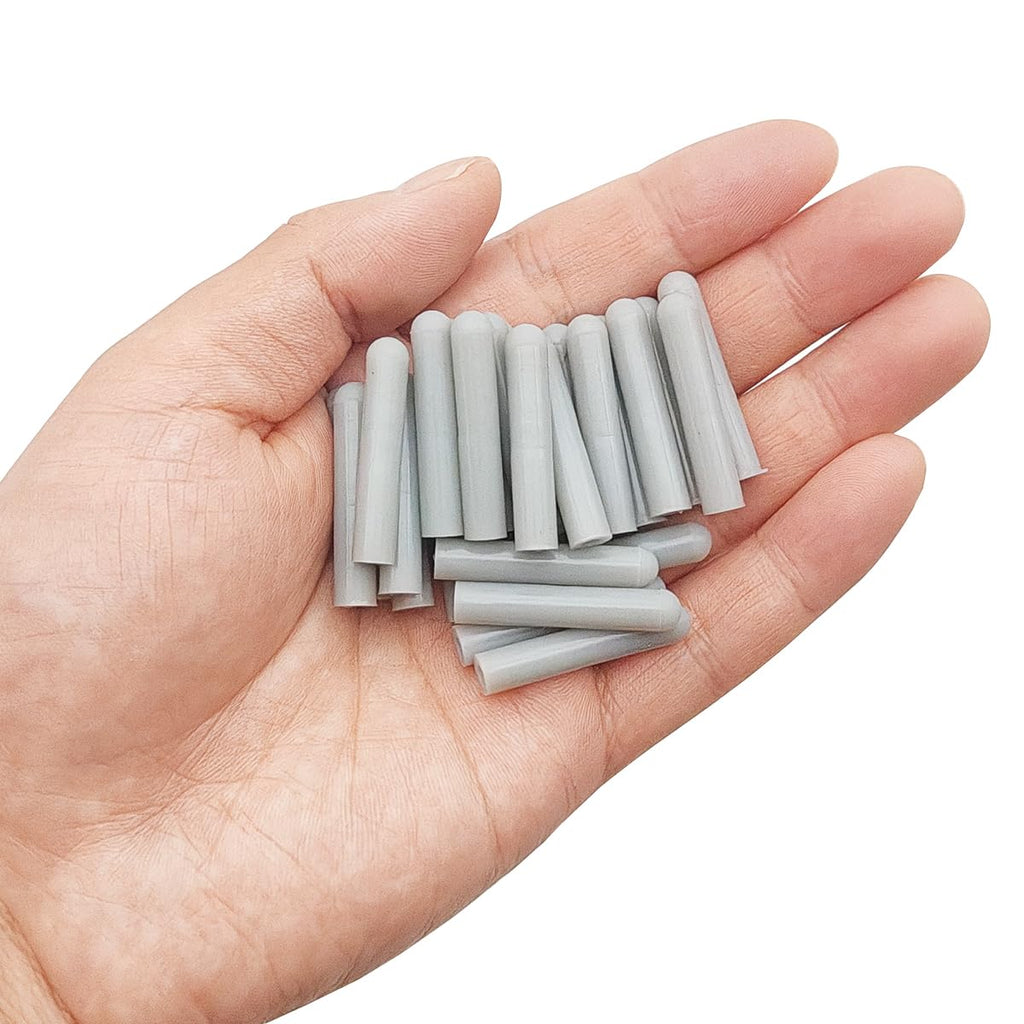100 Pcs Universal Silicone Dishwasher Rack Tine Prong Repair End Tip Caps, Dishwasher Rack Tine Repair Kit, Round End Caps, Shelf Organizer Tip Cap Wire Thread Protector Cover, Anti Slip,1 inch, Gray