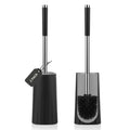 SetSail Toilet Brush, Compact Size Toilet Bowl Brush and Holder Toilet Brushes for Bathroom with Stainless Steel Handle Toilet Cleaner Brush with Durable Scrubbing Bristles, 2 Packs