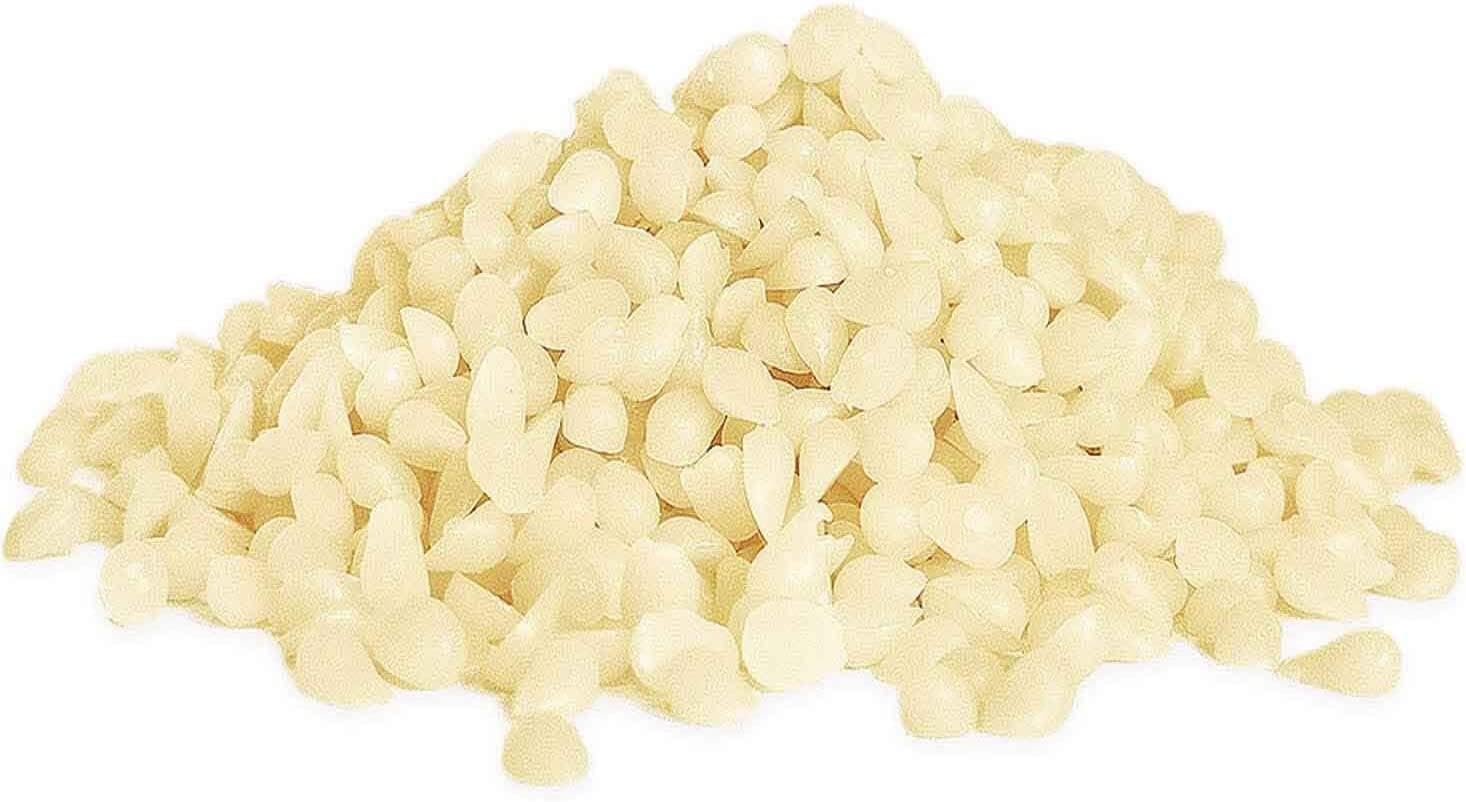 10lb White Beeswax Pellets, Beeswax Beads for Candle Making for DIY Projects Soap Making Supplies,Lipsticks, Soaps and Creations
