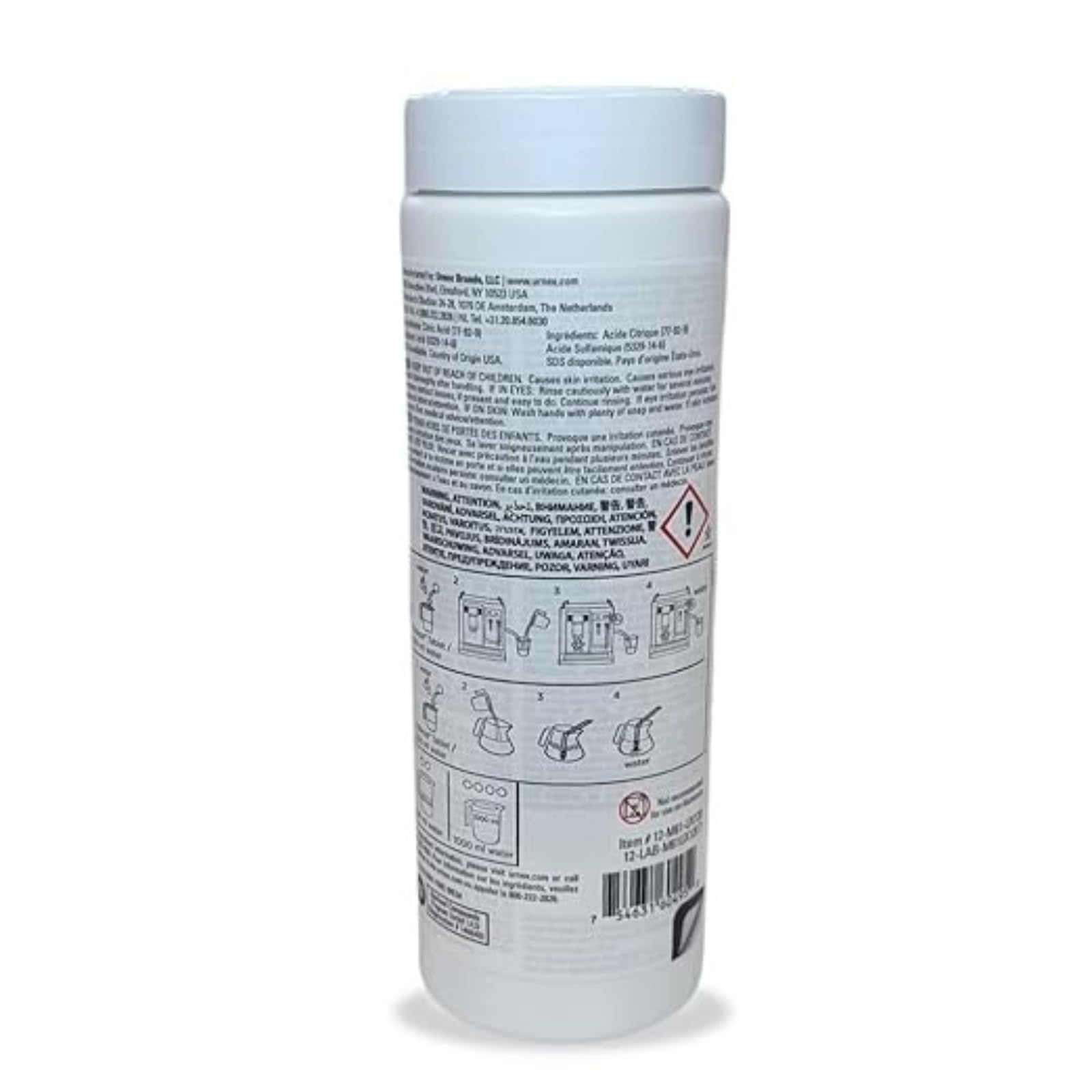 Rinza Milk Frother Cleaning 120-Tablet Jar