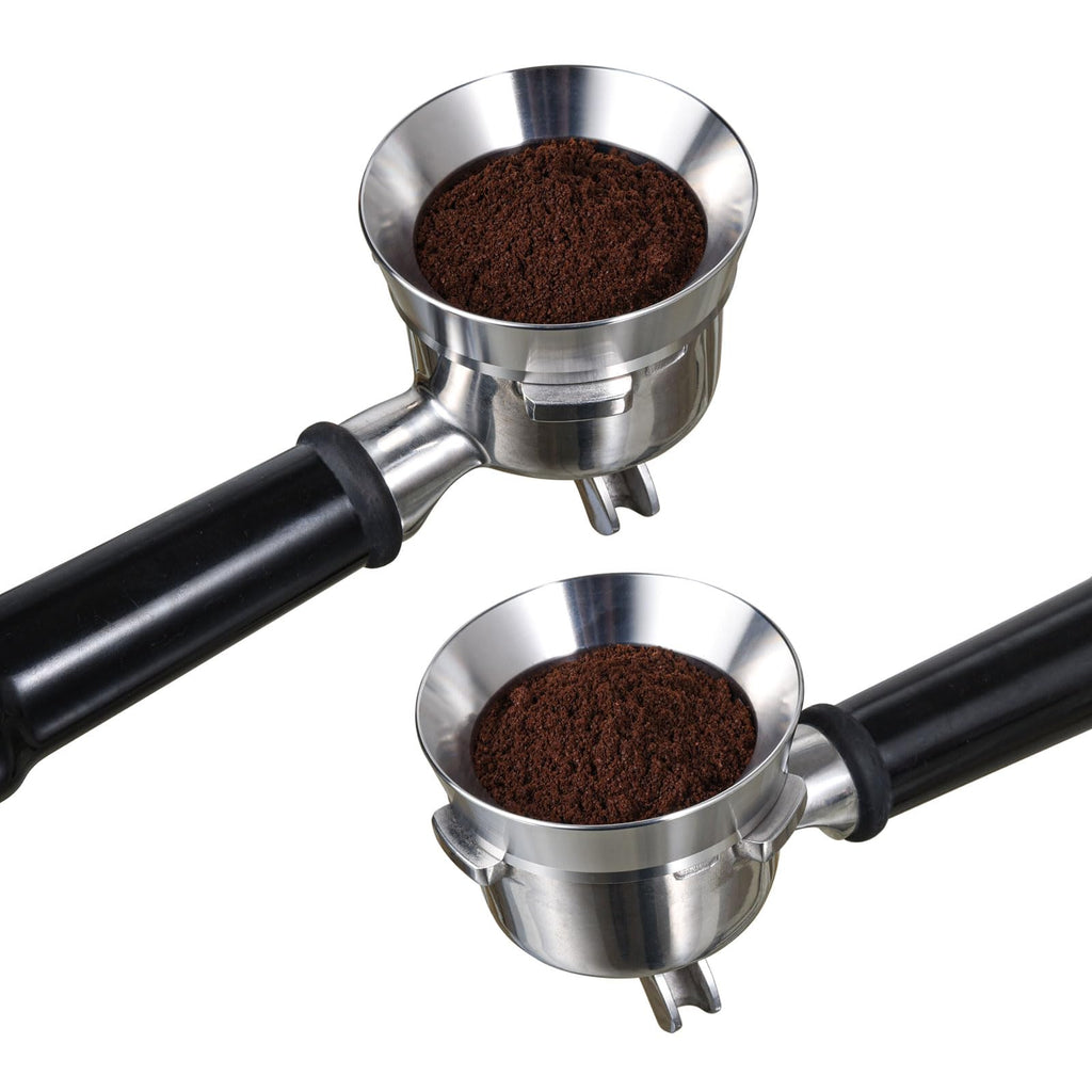 54mm Magnetic Dosing Funnel V2, MATOW Stainless Steel Espresso Dosing Ring with 8 Magnets Compatible with Breville 54mm Portafilter