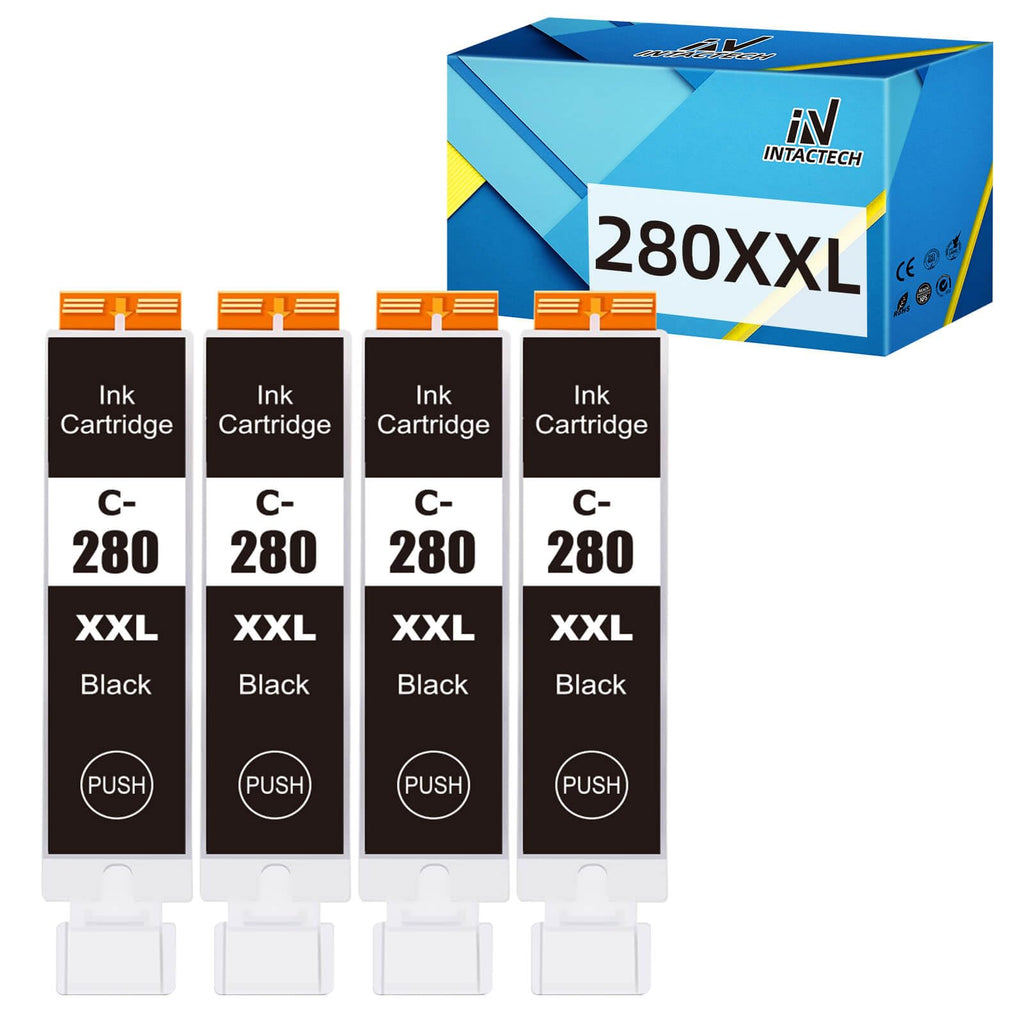 PGI-280 XXL Black Ink Cartridges Compatible with Canon PGI 280XXL BK PGBK Ink Tank Work for Pixma TR7520 TR8520 TS6120 TS6220 TS8120 TS8220 TS9120 TS9520 TS9521C Printer
