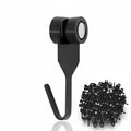 36Pcs Steel Slide Gazebo Hooks with Wheels for Gazebo's Curtains & Mosquito Netting, Gazebo Curtain Hooks for Rails and Tracks of Gazebo