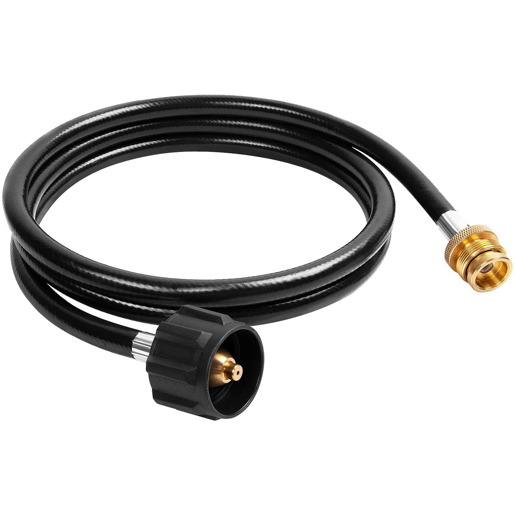 SHINESTAR 6 Ft Propane Hose Connects 1LB Portable Appliance to 20lb Propane Tank for Weber Q Grill, Coleman Grill, Camp Stove and More,CSA Certified:0002448912