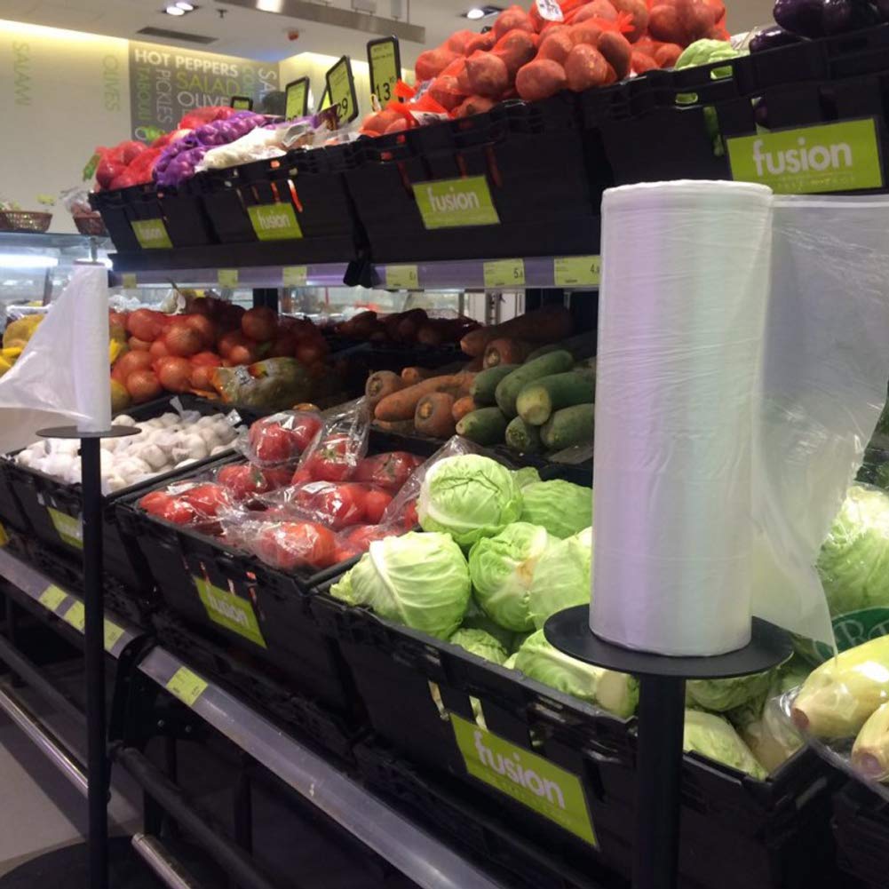 RBHK 16x20 Plastic Produce Bags on a Roll, Clear for Home Storage and Trash, One Roll 350 Count