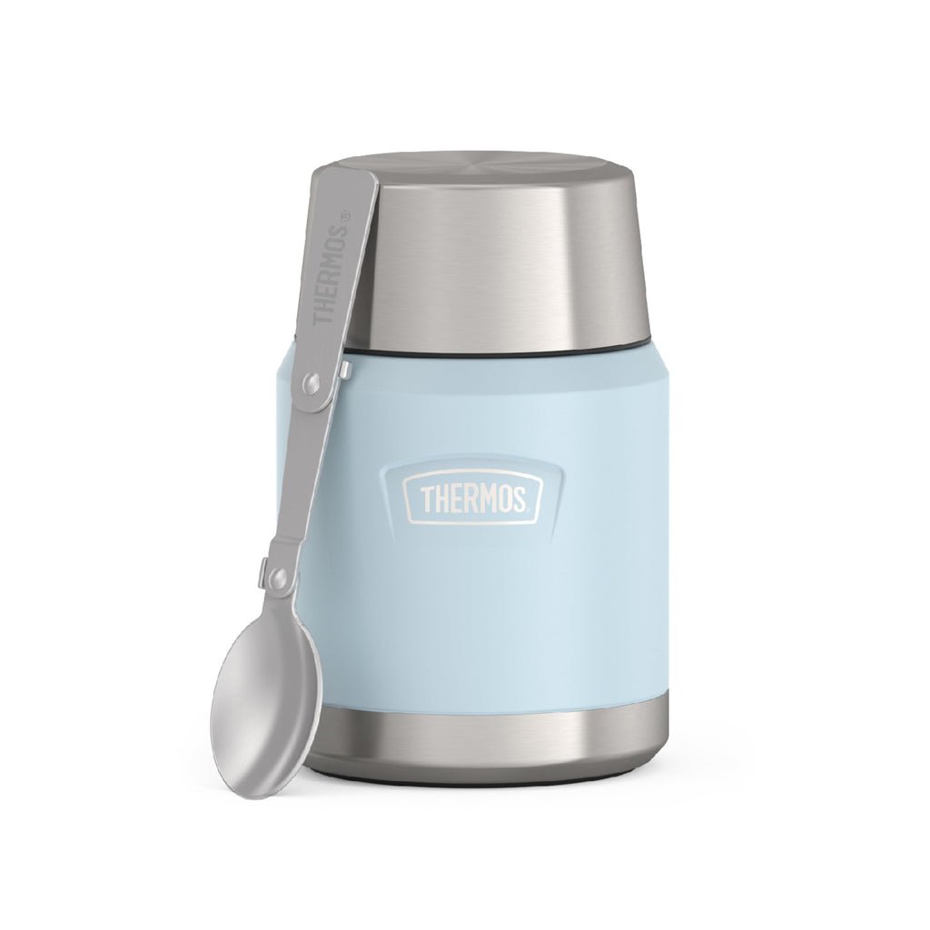THERMOS, ICON Series, 16 Ounce Stainless Steel Vacuum Food Jar, Glacier