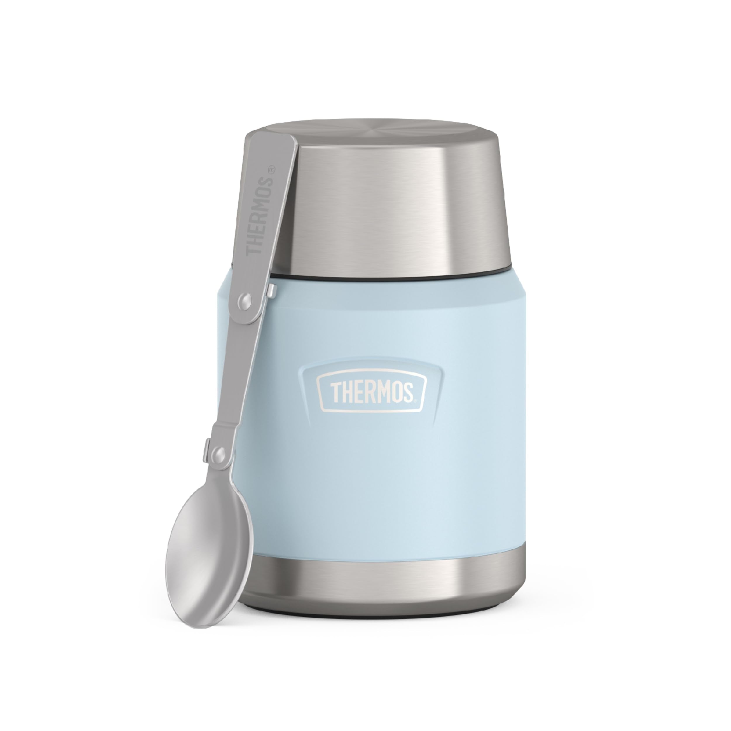 THERMOS, ICON Series, 16 Ounce Stainless Steel Vacuum Food Jar, Glacier