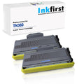 2 High Yield Inkfirst Toner Cartridge TN-360 (TN360) Compatible Remanufactured for Brother TN-360 Black MFC-7340 MFC-7345N MFC-7440N MFC-7840W HL-2140 HL-2170W DCP-7030 DCP-7040