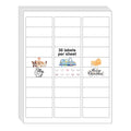 InpourPack 1" x 2-5/8" Shipping Return Address Labels for Laser Inkjet Printer, 30 UP Labels for Amazon FBA, White Blank Mailing Stickers (100 Sheet / 3000 pcs)
