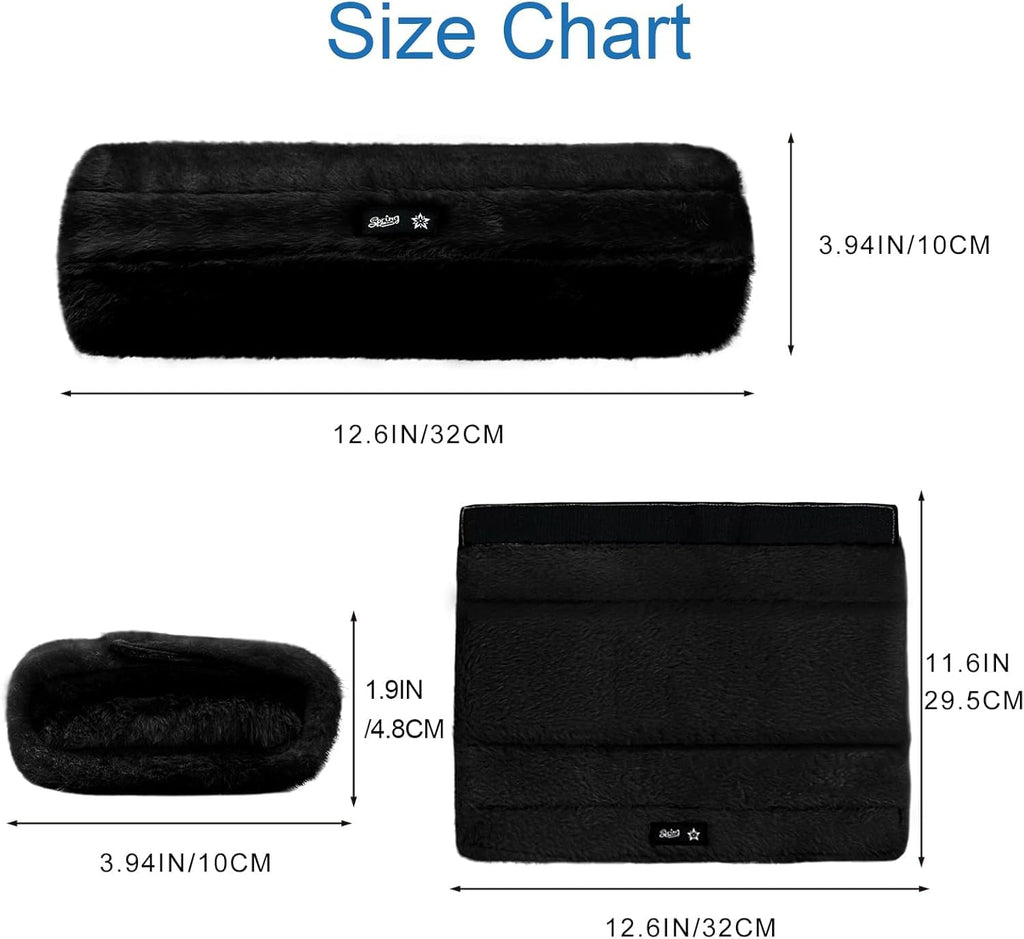 SPRING SEAON Wheelchair Armrest Covers 2 Pack Soft Memory Foam Wheelchair Armrest Pads Wicking Washable for Office Transport Chair(Black)