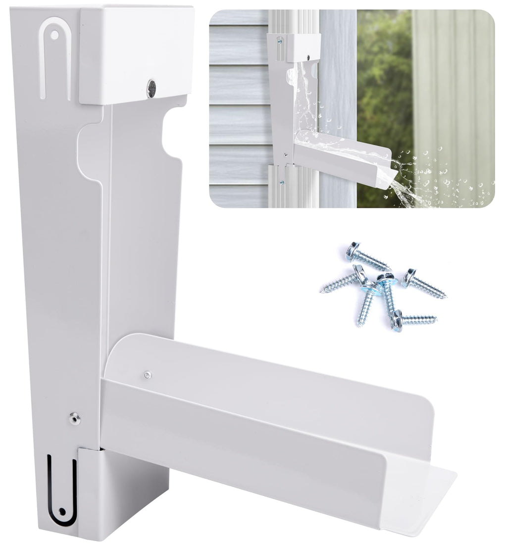 EBaokuup Rainwater Collection System, Rain Barrel Diverter Catching Collection System, Stainless Steel Raindrop Rainwater Colander Fits 2" x 3" Standard Downspout