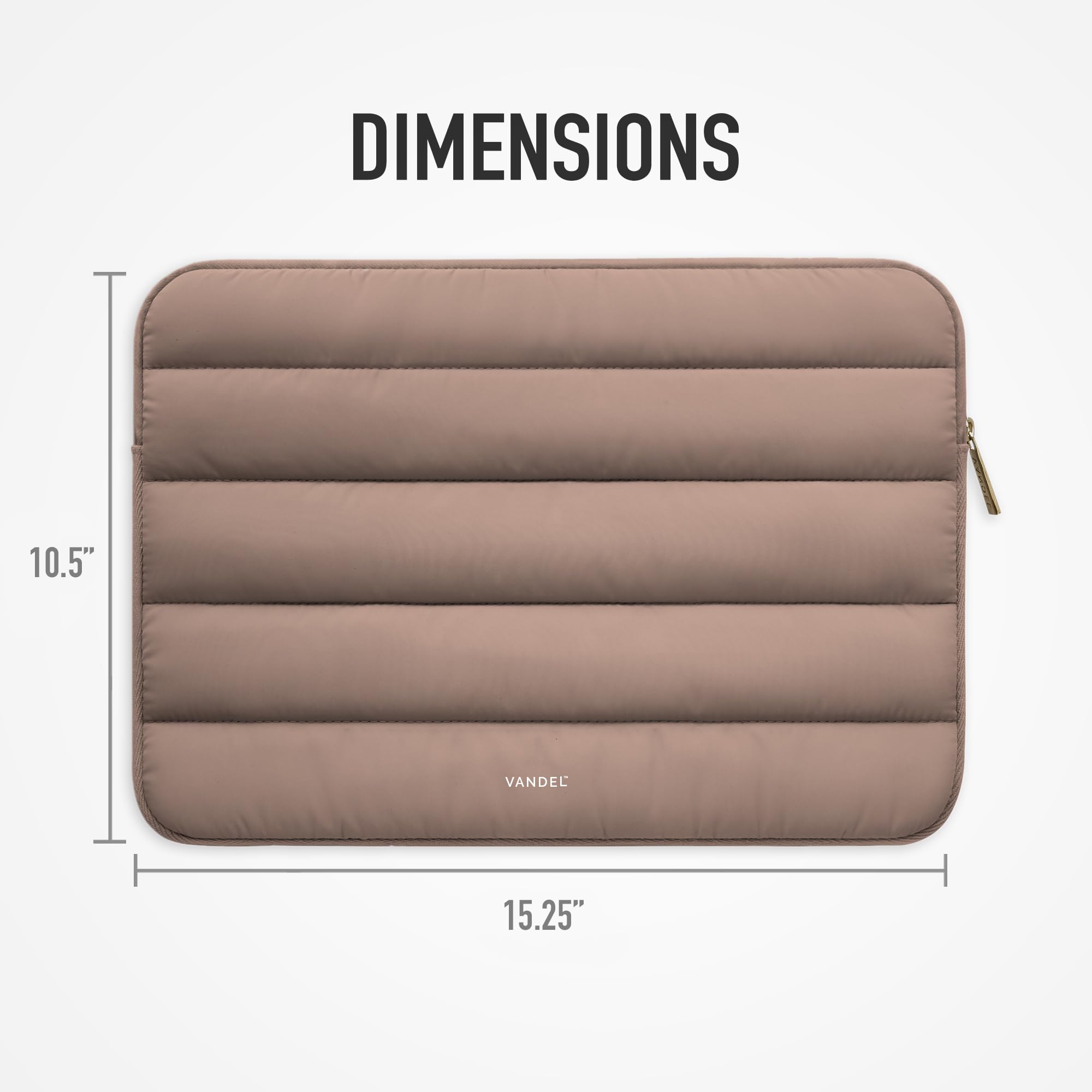 Vandel - The Original Puffy Laptop Sleeve 15-16 Inch Sleeve for Women and Men MacBook Pro 16 Inch Case, Cute Computer Sleeve 15.6 Inch HP Carrying Case Laptop Bag/Asus/Dell/HP Laptop Case 15.6 Cover