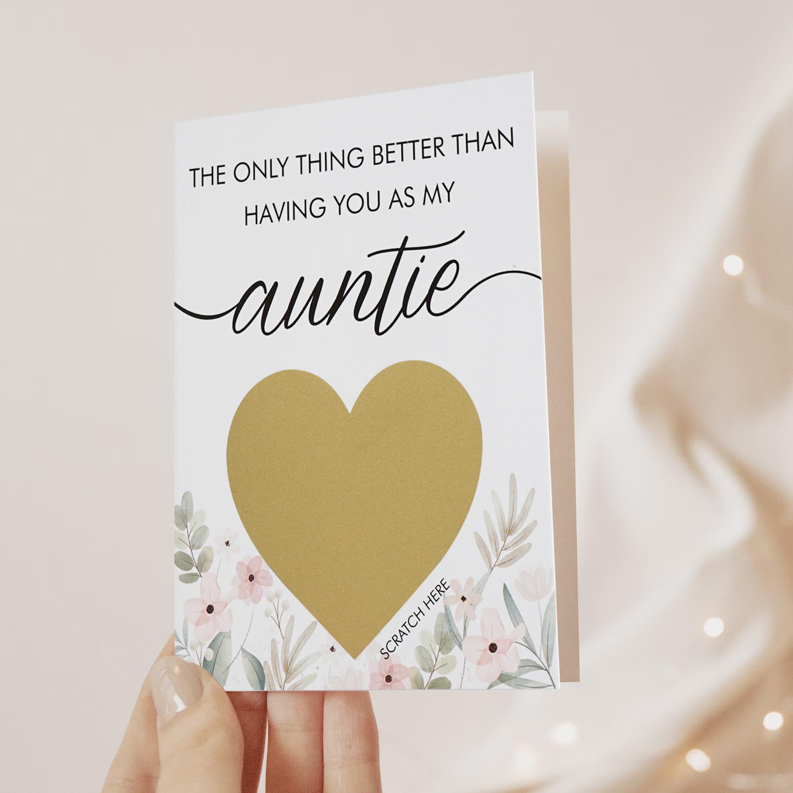 HAMUIERS Will You Be My Godparents Scratch Off Card for Auntie and Unlce, Godparents Proposal Gift from Niece Nephew, Godparents Request Asking Card, Godmother and Godfather Proposal Card
