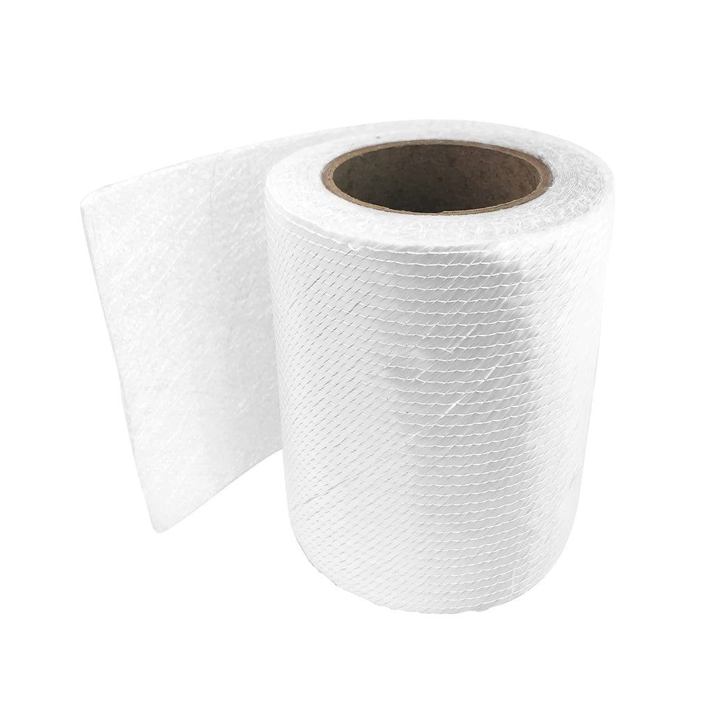 SIMPLYHARDWARE 1708 Fiberglass Cloth Roll | 6" Wide by 360" (10 Yards) | Molding Roofing Boat Marine Repair | Resin & Epoxy Compatible | Roll Package (6 inch 1708 Fiberglass)