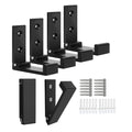 Folding Coat Hooks OHIYO 6Pcs Wall Hooks for Hanging Coat & Bags & Hat & Backpack Black Hooks Wall Mounted Heavy Duty Wall Hooks, Headphones Holder or Wall Hanger Hook (Black)
