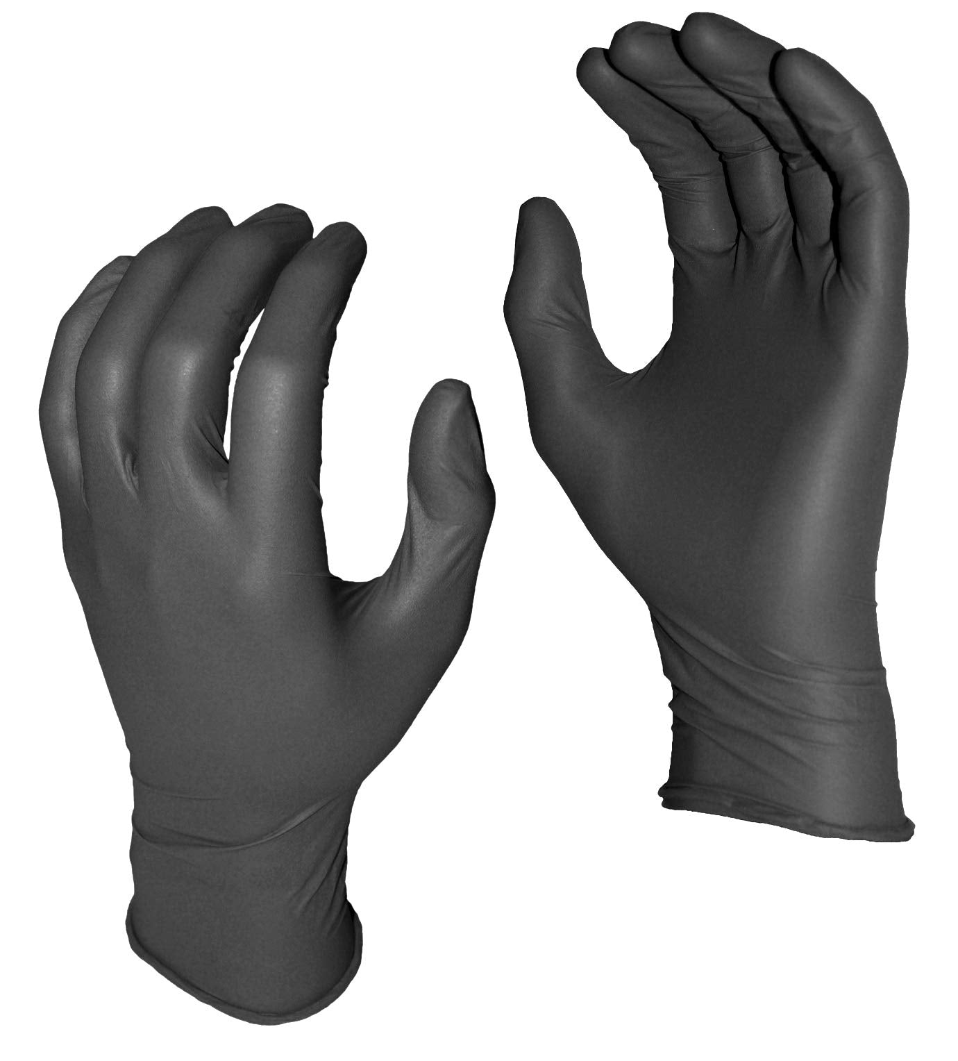 Watson Gloves Grease Monkey 5555PF Biodegradable Nitrile 8 MIL Disposable Gloves, Black, XX-Large, 50/Box