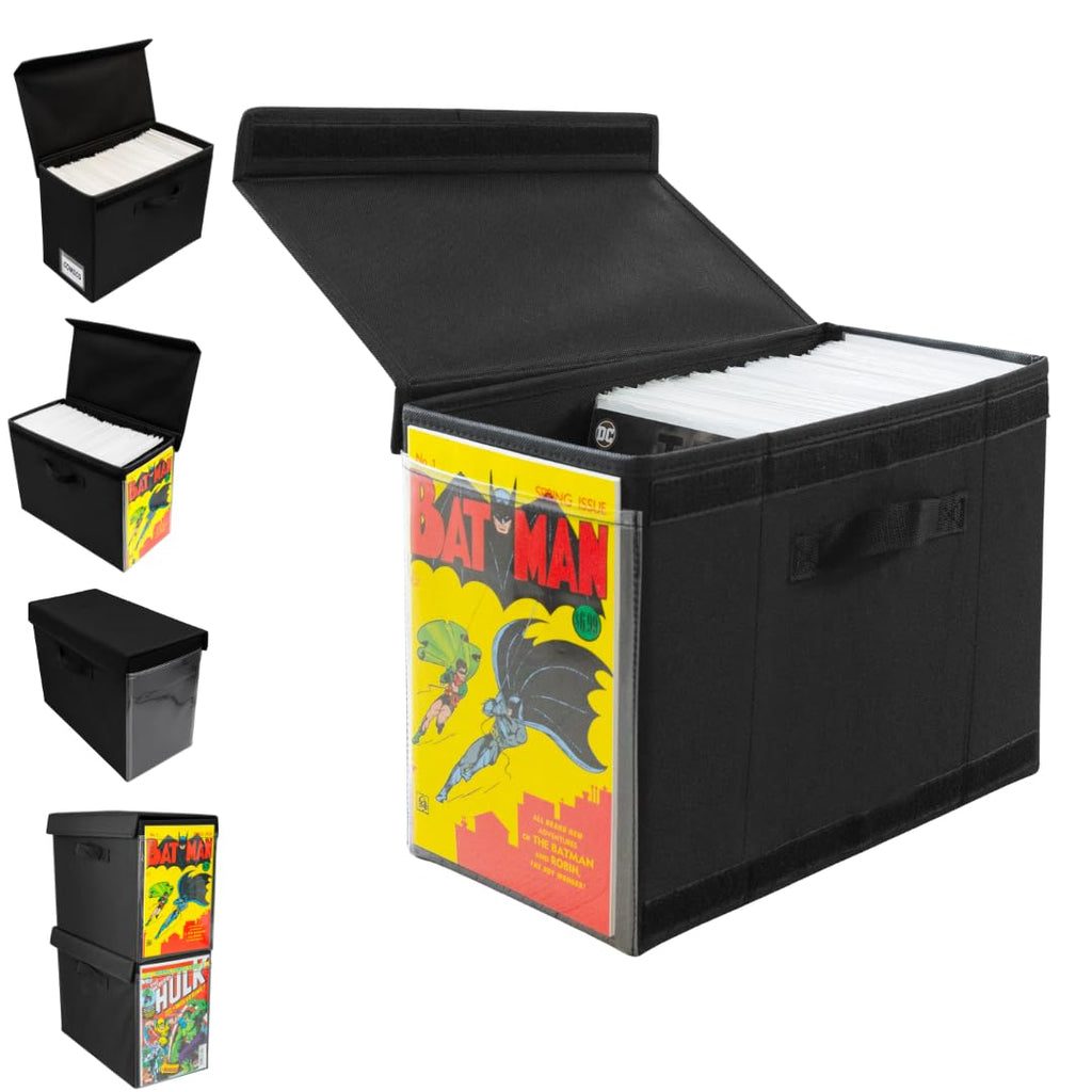 Swanky Nerd Comic Book Storage Box with Comic Book Display Window [Patent Pending]…