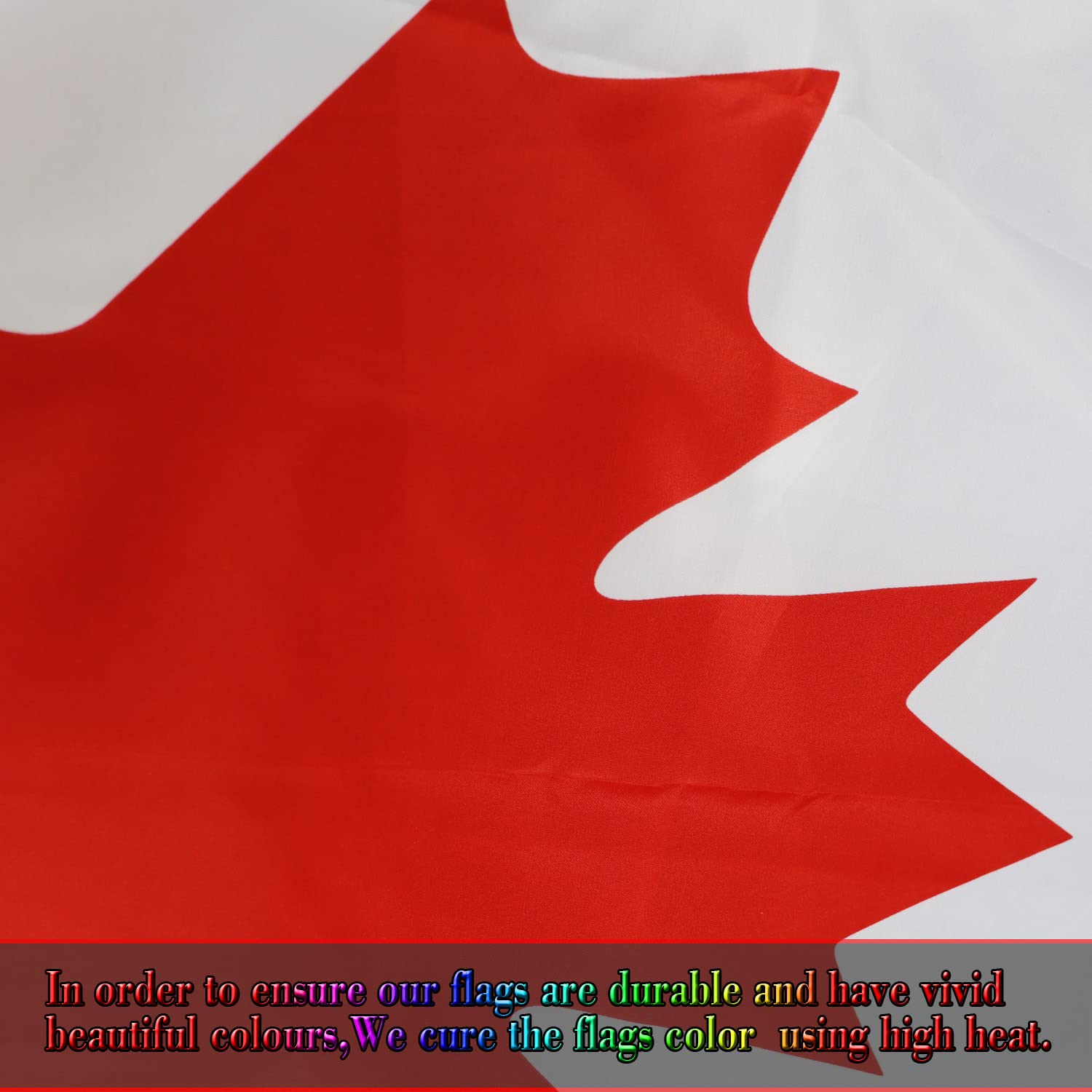 Canada Flag 3x6 Ft Thick Polyester 100D Outdoor Indoor- Vivid Color and Fade Proof,Double Stitched Printed Maple Leaf Canadian Canada Day Decoration Gift Yard House Banner