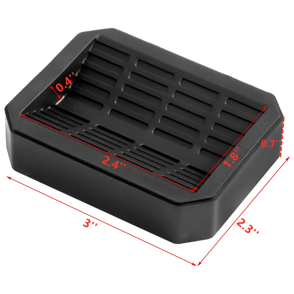 Peohud 8 Pack Bed Wheel Stoppers, Rubber Furnitures Caster Cups, Bed Furniture Stopper, Anti-Sliding Castor Wheels Stoppers for All Wheels of Furniture, Sofas, Beds, Office Chairs, Prevents Scratches
