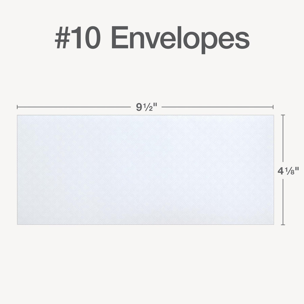 Oxford Envelopes, #10 Business Size, Security Tint, Peel & Seal Closure, 24 lb White Paper, Privacy Protection for Checks & Invoices, 500-Pack for Office or Home Mailing